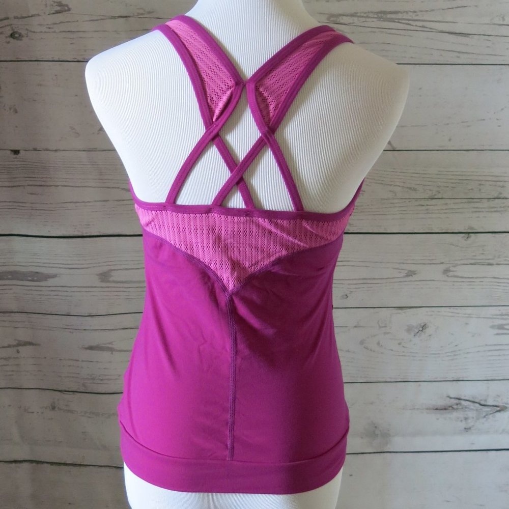 Nike Fit Dry Criss Cross Back Workout Sportswear Gym Tank Top - Size Small